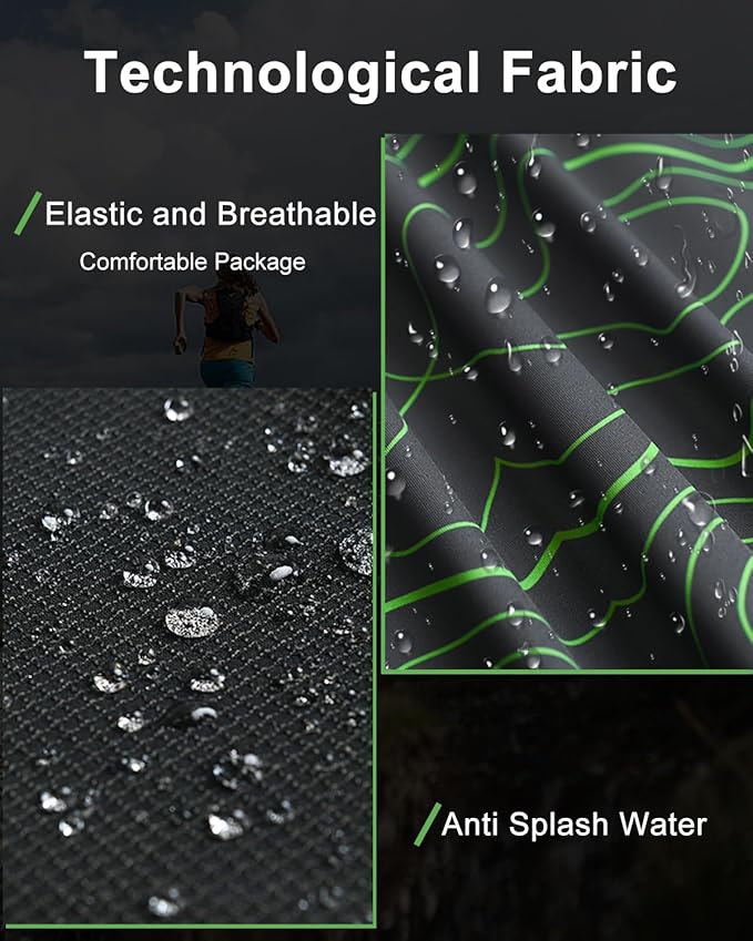 Trail Gaiters, Waterproof Low Shoe Protectors, Adjustable Boots Gators for Hiking & Running - Prevents Debris in Shoes