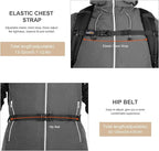 MOUNTAINTOP 30L Hiking Backpack,Men Women Camping Backpack,Lightweight Trekking Travel Backpacks for Climbing Skiing Cycling