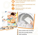 CLEARALIF Laundry Detergent Sheets (320 Loads), Orange,Great For Travel,Apartments, Dorms,CLEARALIF Laundry Detergent Strips Eco Friendly & Hypoallergenic (80 Count, Pack of 2)
