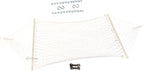 Mesh Hammock,Cotton Rope hammocks with Chains Hooks Tree Straps fit Stands from 9' to 15' for Outside Indoor Patio Yard