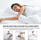 Pillowcases - Ultra Soft Hotel Quality Pillowcase Covers - Comfy, Cozy & Wrinkle Free - Shrinkage and Fade Resistant - Machine Washable Pillow Protectors - (King, Cream, 4 Piece Set)
