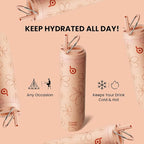 BOTTLE BOTTLE Insulated Water Bottle 24oz with Straw Lid and Handle for Sports Travel Gym Stainless Steel Water Bottles Double-Wall Vacuum Metal Leak Proof BPA-Free