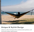 Suparpine II Hammock for Camping with Straps Included (Sand, Double)