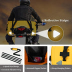 Large Waterproof Duffel Bag Roll-top Heavy Duty Dry Duffle Bags for Motorcycling, Rafting, Boating, SUP, Kayaking, Travel, 70L(Yellow)