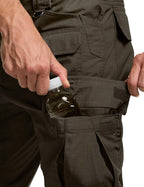 CQR Men's Tactical Pants, Water Resistant Ripstop Cargo Pants, Lightweight EDC Work Hiking Pants, Outdoor Apparel