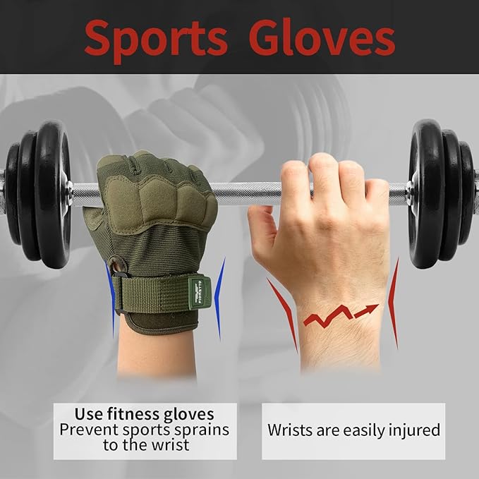 FIORETTO Fingerless Gloves, Half Finger Gloves for Driving, Cycling, Shooting, Hunting, Motorcycle, Climbing, Outdoor Work 215801