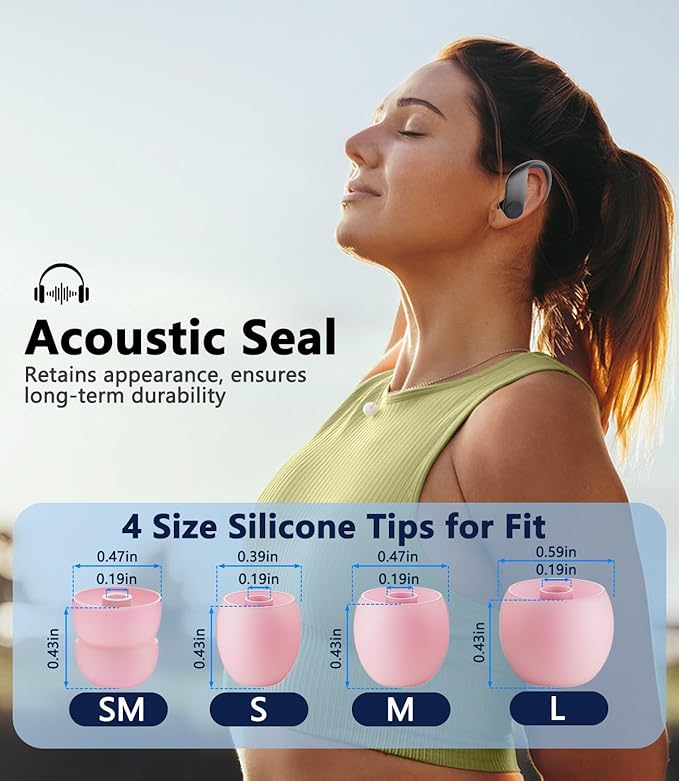 12 Pairs Replacement Ear Tips for Beats Powerbeats Pro/Flex/X Earbuds, Soft Silicone Non-Slip Earbud Accessories, Beats Replacement Tips with Cleaning Kit (Pink)