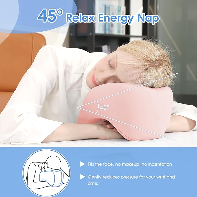 Neck Pillow Airplane, 2025 Upgraded Memory Foam Travel Pillow for International Flights, Adjustable Clasp, Storage Bag, Advanced Neck Support for Road Trips, Home, Office, and Gaming