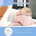 Neck Pillow Airplane, 2025 Upgraded Memory Foam Travel Pillow for International Flights, Adjustable Clasp, Storage Bag, Advanced Neck Support for Road Trips, Home, Office, and Gaming
