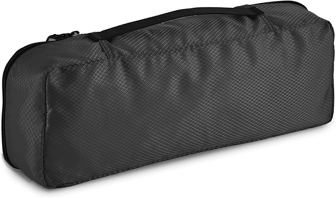 Amazon Essentials 4-Piece Packing Cubes Travel Accessories Set, Luggage Organizer with Double Zipper, Mesh Top, 100% Polyester, Small/Medium/Large/Slim, Black (Previously Amazon Basics)