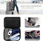 Extra Large Travel Backpack, Carry on Luggage Backpack TSA 18.4 inch Laptop Bag Flight Approved, Lightweight Business Luggage Bag, Travel Gifts for Men, Black