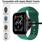 𝟐𝟎𝟐𝟔 𝐔𝐩𝐠𝐫𝐚𝐝𝐞𝐝 for Apple Watch Charger Magnetic Fast Charging Cable [Portable] Magnetic Wireless Charging Compatible with iWatch Series Ultra/8/7/6/SE/SE2/5/4/3/2/1-[6.6FT/2M] Black