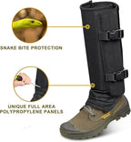 Skiguard Snake Guard Gaiters - Waterproof Chaps for Lower Legs, Bite Proof Guardz, Adjustable Size