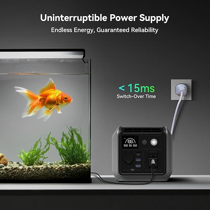 Dabbsson 600L Solar Generator with 120W Solar Panel,768Wh 600W Power Station,Up to 900W AC Output,1.5X Extended Runtime,Recharge 100% in 1.6 Hrs,Semi-Solid LiFePO4,EPS,100W USB-C,for Camping RV Home