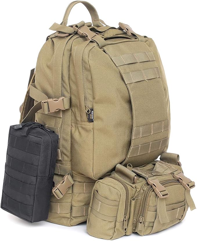 Tacticool 2 Pack Molle Pouches - Tactical Compact Water-Resistant EDC Pouch
