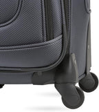 SwissGear Sion Softside Expandable Luggage, Dark Grey, Checked-Large 29-Inch