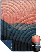 Camping Blanket,Lightweight Puffy Printed Camping Blanket Packable Outdoor Blanket for Camping,Traveling, Stadium, Hiking, Picnics