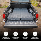Luno AIR 6ft Truck Bed Mattress Car Camping - Tailored 2nd & 3rd Gen Tacoma Support | Sleeps 2 People up to 6ft Tall