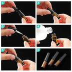 Zhehao 25 Pcs Mini Spray Bottles 2 ml Clear Glass Perfume Bottles Refillable Fine Mist Perfume Atomizer Portable Empty Sample Containers for Cleaning, Essential Oils, Travel (Amber)
