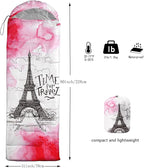 QOOMO Camping Sleeping Bags,3 Season Warm & Cool Weather,Lightweight,Waterproof Sleeping Bags for Adults & Kids,Traveling,and Outdoors,Camping Gear Equipment