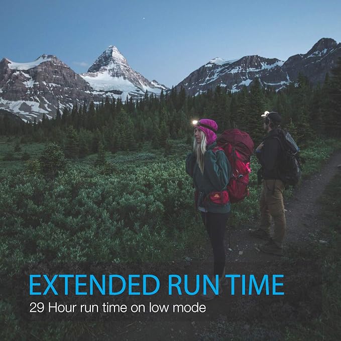 LUXPRO Waterproof LED Headlamp Bright 355 Lumens LP735