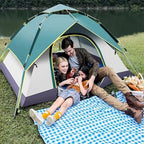 Extra Large Picnic Blanket Beach Blankets, Outdoor Foldable Waterproof Sand Mat for Beach Camping Hiking Travel Family Concerts Grass Park Music Festival Lawn Mats (Blue, 80x80inch)