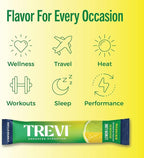 TREVI™ Sugar Free Electrolytes - Drink Mix Hydration Powder Packets - 28 Count - Lemon Lime