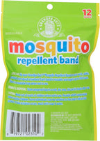 Grandpa Gus's Natural Mosquito Repellent Bracelets for Family, 300 Hours Protection, DEET-Free, Summer Outdoor Beach Camping Essentials, Regular Assorted Colors, 12 Bands