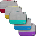 Small Packing Cubes for Travel - 5pc Packing Cubes for Suitcases - Lightweight Luggage Organizer Bags (Non-Compression)