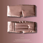 Silk Eye Mask - 100% Pure Mulberry 22 Momme Silk Sleep Mask, Adjustable Sleep Mask for Women and Men (Adjustable, Cloud Pink)