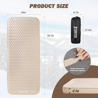 TOBTOS 4" Thick Self Inflating Sleeping Pad with Electric Pump, Ultra-Compressible Foam Air Camping Mattress, Fast Inflate/Deflate, All-Season Insulated Sleeping Mat for Tent, Car, Camping