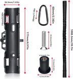 Track Mount Kayak Paddle Holder, Fits Standard Paddles, Secure 2-Point Locking System