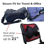 SmartTravel Travel Products Lumbar Pillow Inflatable Lumbar Support Pillow Travel Pillows for Airplane Long Flight Essential for Women Men Kids