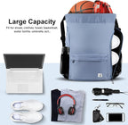 Drawstring Backpack with Mesh Pockets String Gym Bag Sackpack Sandproof Water Resistant Beach Backpack for Men Women
