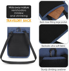 Travel Neck Wallet RFID Blocking – Hidden Passport Holder & Anti-Theft Money Pouch for Men & Women, Lightweight Concealed Undergarment Organizer with Adjustable Strap, Secure Document Holder