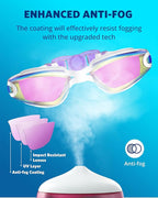 Aegend Swim Goggles, Swimming Goggles No Leaking Full Protection Adult Men Women Youth