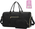 Duffle Bag for Travel, Weekender Bag with Shoe Compartment, Carry On Overnight Bag for Women with Toiletry Bag, Gym Bag with Wet Pocket, Hospital Bags for Labor and Delivery Beige