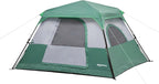 Amazon Basics Instant Camping Tent with Rainfly, Weather-Resistant, Quick Setup