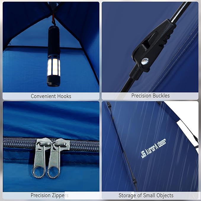 1/2/3/4 Person Tents Waterproof&Windproof Family Tents Camping-Tent,Lightweight Portable Pop Up Tent for Camping,Hiking,Mountaineering or Beach Easy to Set Up Adventures Carry Bag