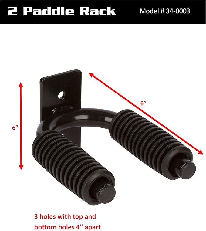 Suspenz 2-Paddle Rack, Black