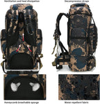Hiking Backpack for Men 70L/100L Camping Backpack Military Rucksack Molle 3 Days Assault Pack for Climbing