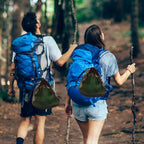 Scout Camping Mess Kit for 1 Person - Camping Utensils Set with Bowl Plate Cup Fork Spoon and Knife, Scout Dishes Set with Mesh Bag for Backpacking, Outdoor Camping Hiking and Picnic