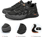 Kricely Men's Trail Running Shoes Non Slip Hiking Shoes Tennis Shoes Fashion Sneakers Workout Footwear