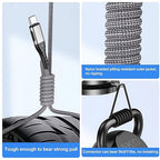 Durcord USB C Charger Cable, 2Pack 3ft Fast Charging 3 Feet USB Type C Cord Cable, 3 Foot Type C Charger Premium Nylon Braided USB Cable Compatible with iPhone 15 Pro/Plus/Max/Android/Phone/Pad-Silver