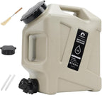 Camping Water Container - 3.2 Gallan Water Jug with Spigot | Portable Water Tank for Outdoor Hiking Picnic Supplies-Grey