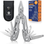 14-In-1 Multitool Pliers，Premium Portable Multi Tool ，with Safety Locking Professional Stainless Steel Multitool Pliers Pocket Knife,Apply to Survival, Camping, Gifts for Dad Husband Boyfriend