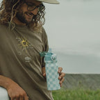 BJPKPK Water Bottle With Straw 25oz Insulated Water Bottles Reusable Stainless Steel Metal Thermo With Leak Proof Lockable Lid And Carry Handle,Dawn