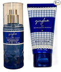 Bath & Body Works TRAVEL SIZE Mist and Cream Set - 5 oz each set (Gingham)