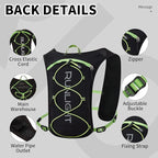 Running Vest for Women Men Lightweight Hydration Backpack Pack with 1.5L Water Bladder Bag Hydro Daypack for Hiking,Trail,Skiing,Camping,Cycling,Race,Marathon