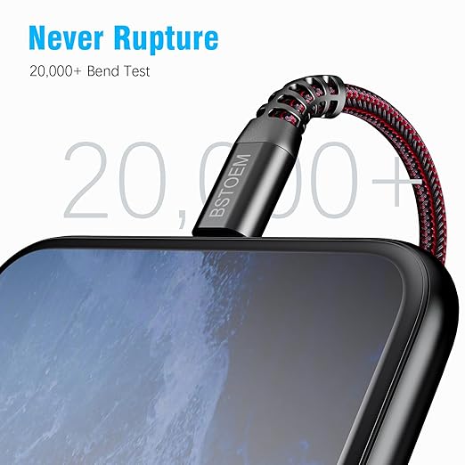 2Pack for iPhone Charger Cable 6FT,Long Lightning for Apple Charging Cord 6ft for iPhone 14/13/12/11 Pro/X/Xs Max/XR/8 Plus/7/6/5/SE,for IPad USB Charge Wire 6 Foot